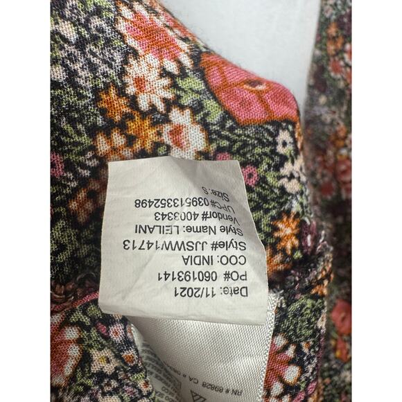 Jessica Simpson SMALL Garden Escape LEILANI floral open front cardigan duster - Picture 13 of 14